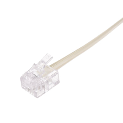 Harfington Phone Jack Splitter 6P4C Male to  Female Way Socket Adapter Telephone Line Splitter with Telephone Extension Cord