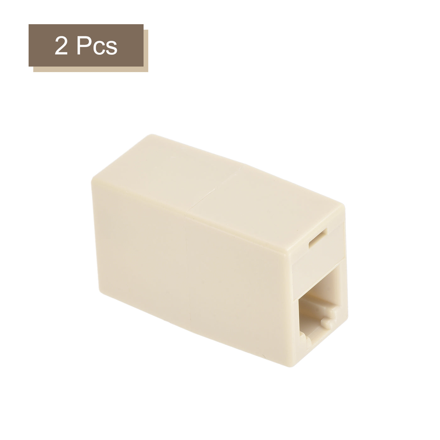 Harfington Phone Jack Splitter 6P4C Male to Female Way Socket Adapter Telephone Line Splitter 2 Pack