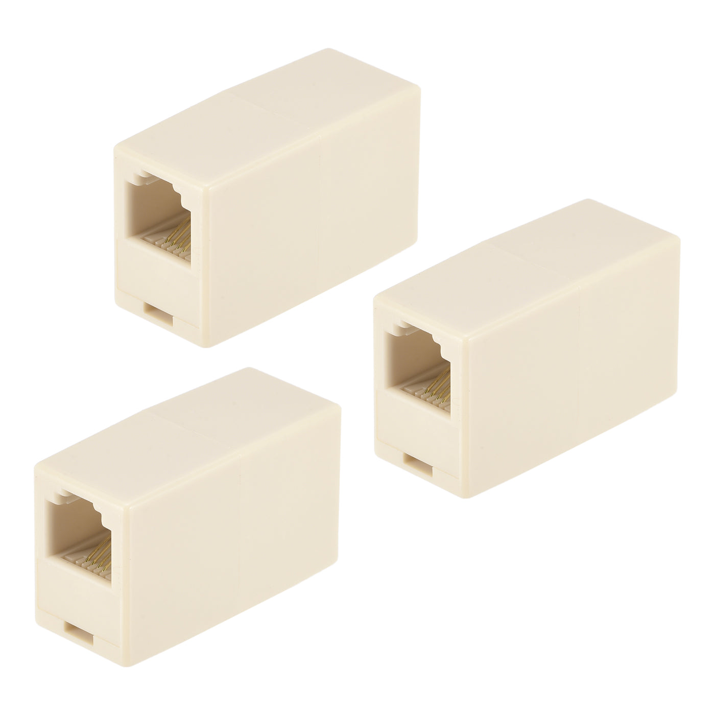 Harfington Phone Jack Splitter 6P4C Male to Female Way Socket Adapter Telephone Line Splitter 3 Pack