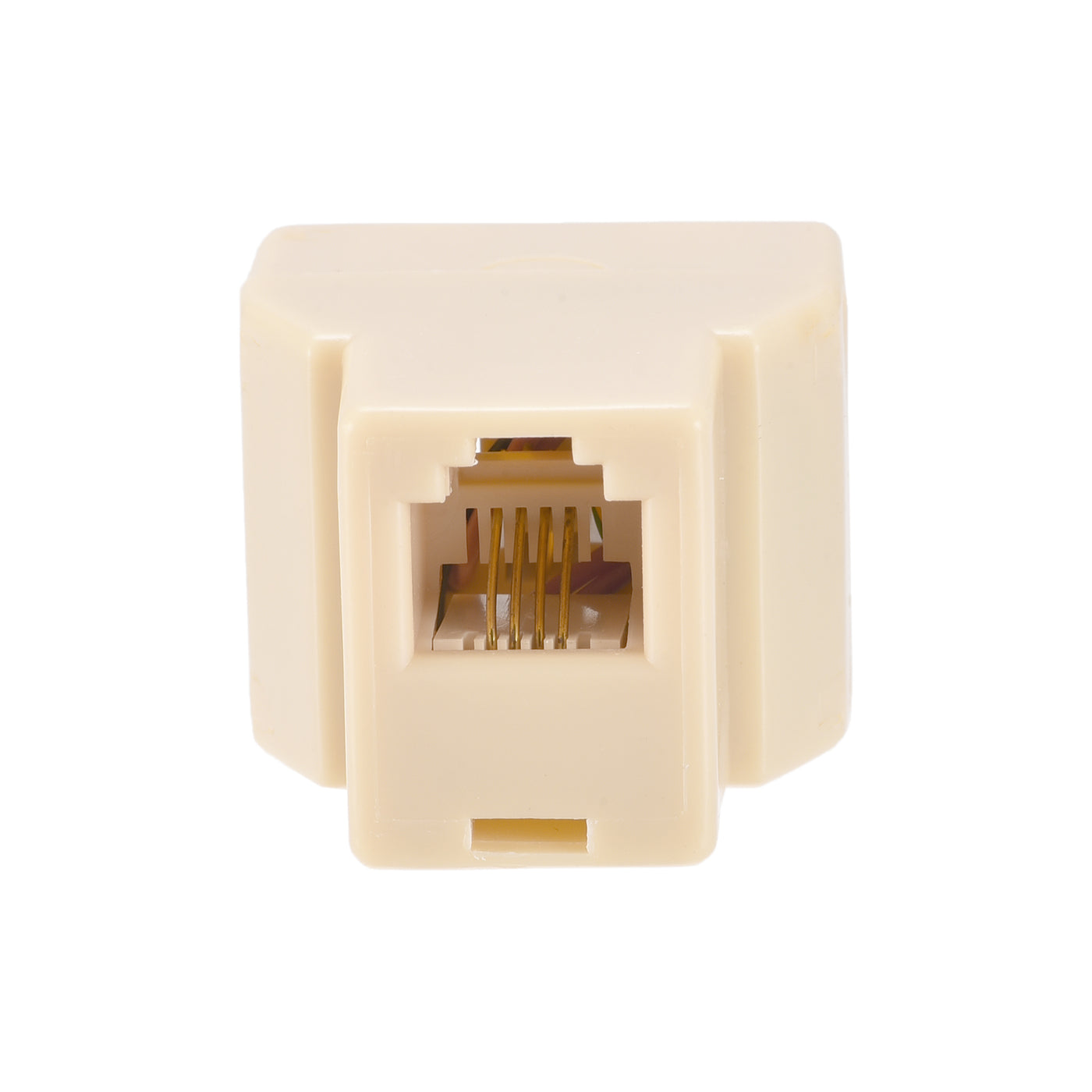 Harfington Phone Jack Splitter 6P4C Male to 2 Female Way Socket Adapter Telephone Line Splitter 2 Pack