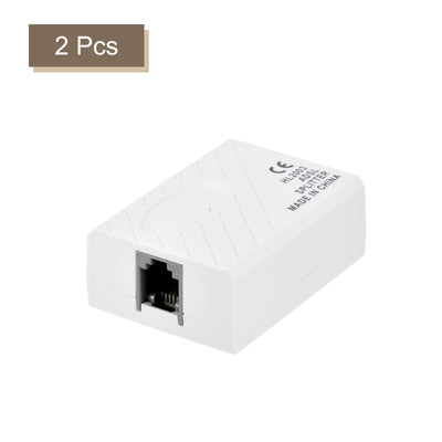 Harfington In-Line DSL Splitter Filter, 6P2C Phone Line Splitter for Telephone, Fax Machine