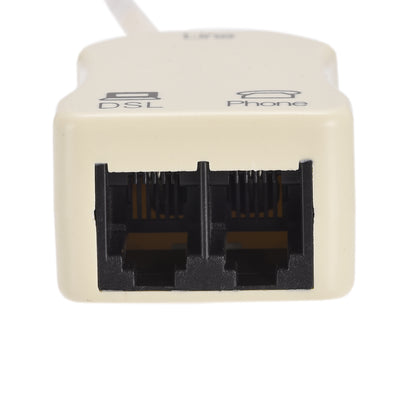 Harfington In-Line DSL Splitter Filter, Socket Adapter Phone Line Splitter for Telephone, Fax Machine