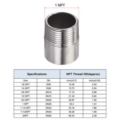 Harfington Weld Coupling, Threaded, Weldable, Pipe, Fuel Tank Bung Fittings Connector