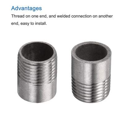 Harfington Weld Coupling, Threaded, Pipe Fuel Tank Bung Fittings Connector