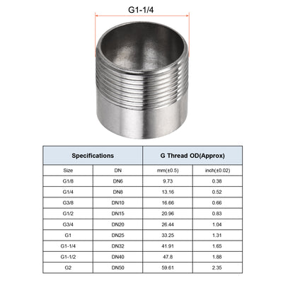 Harfington Weld Coupling Pipe Fuel Tank Bung Fittings Connector