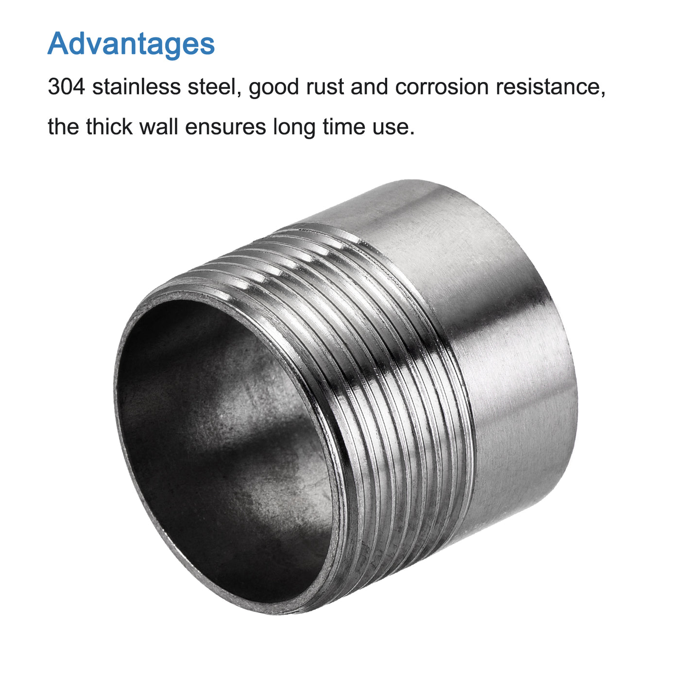 Harfington Weld Coupling Pipe Fuel Tank Bung Fittings Connector