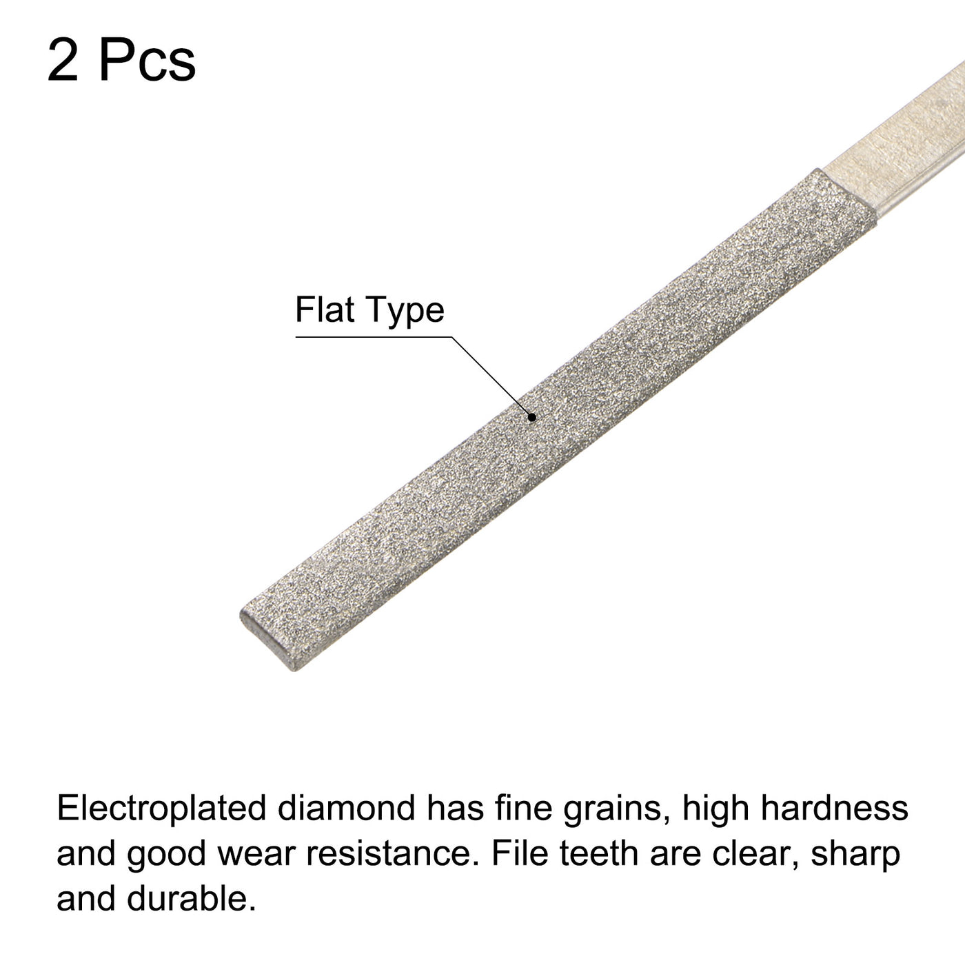 uxcell Uxcell Diamond Needle Files Hand Tool for Metal Wood Stone