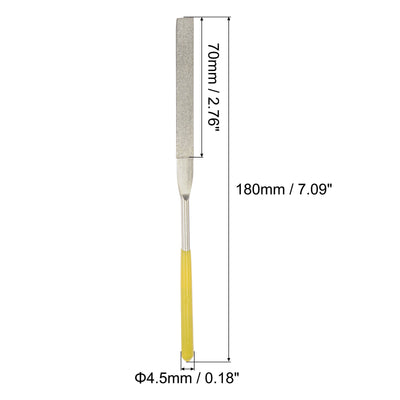 Harfington Uxcell Diamond Needle Files for Metal Wood Stone