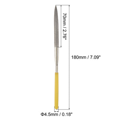 Harfington Uxcell Diamond Needle Files for Metal Stone