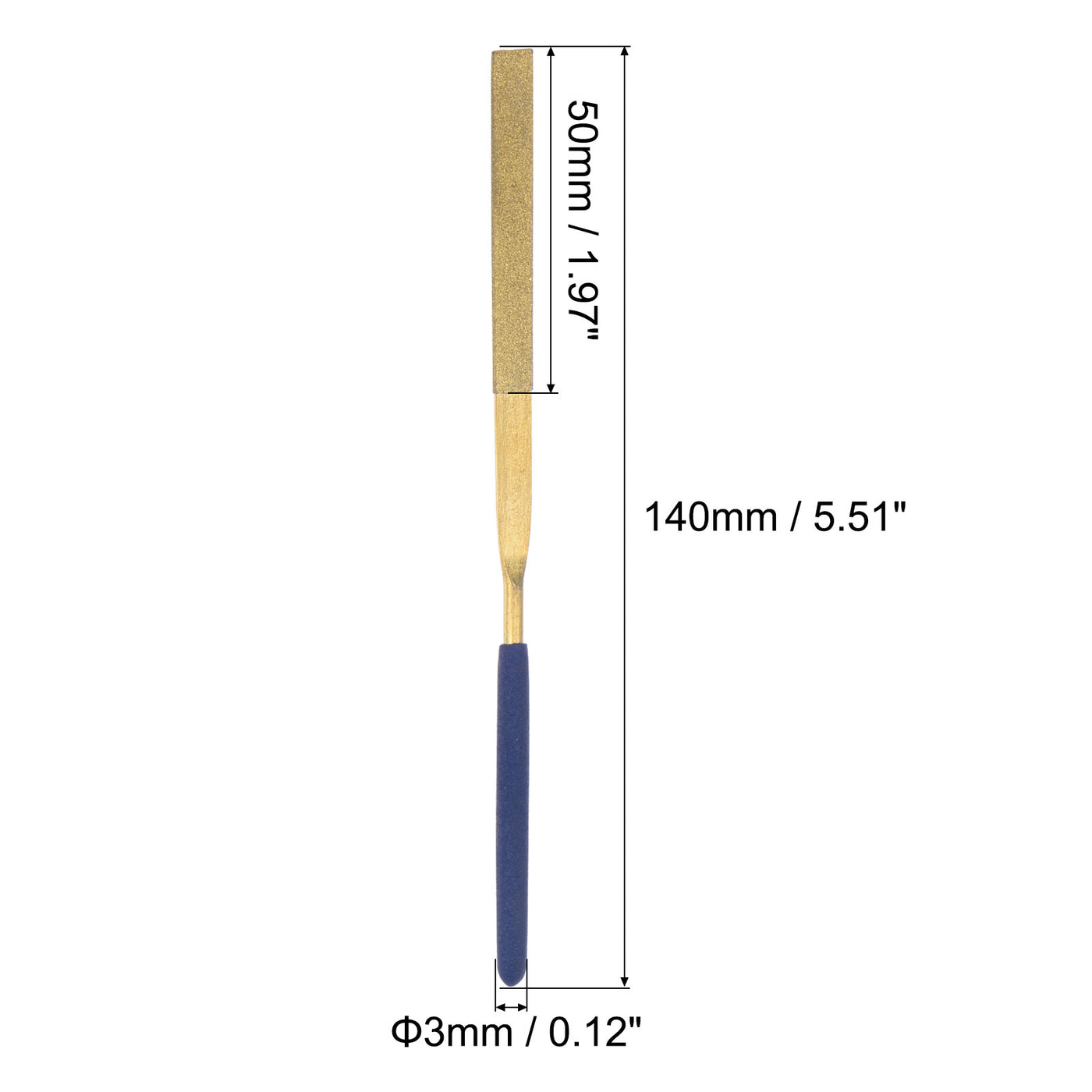 uxcell Uxcell Titanium Coated Type Diamond Needle Files Tools