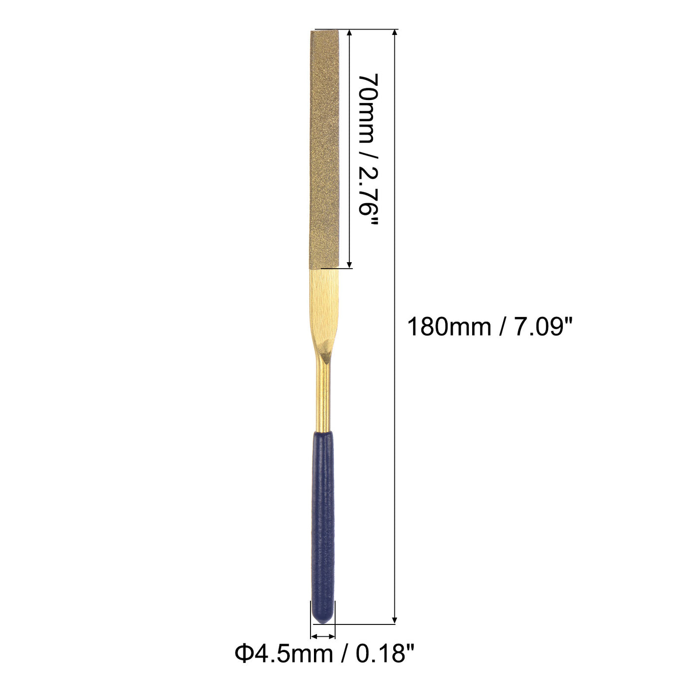 uxcell Uxcell Titanium Coated Diamond Needle Files