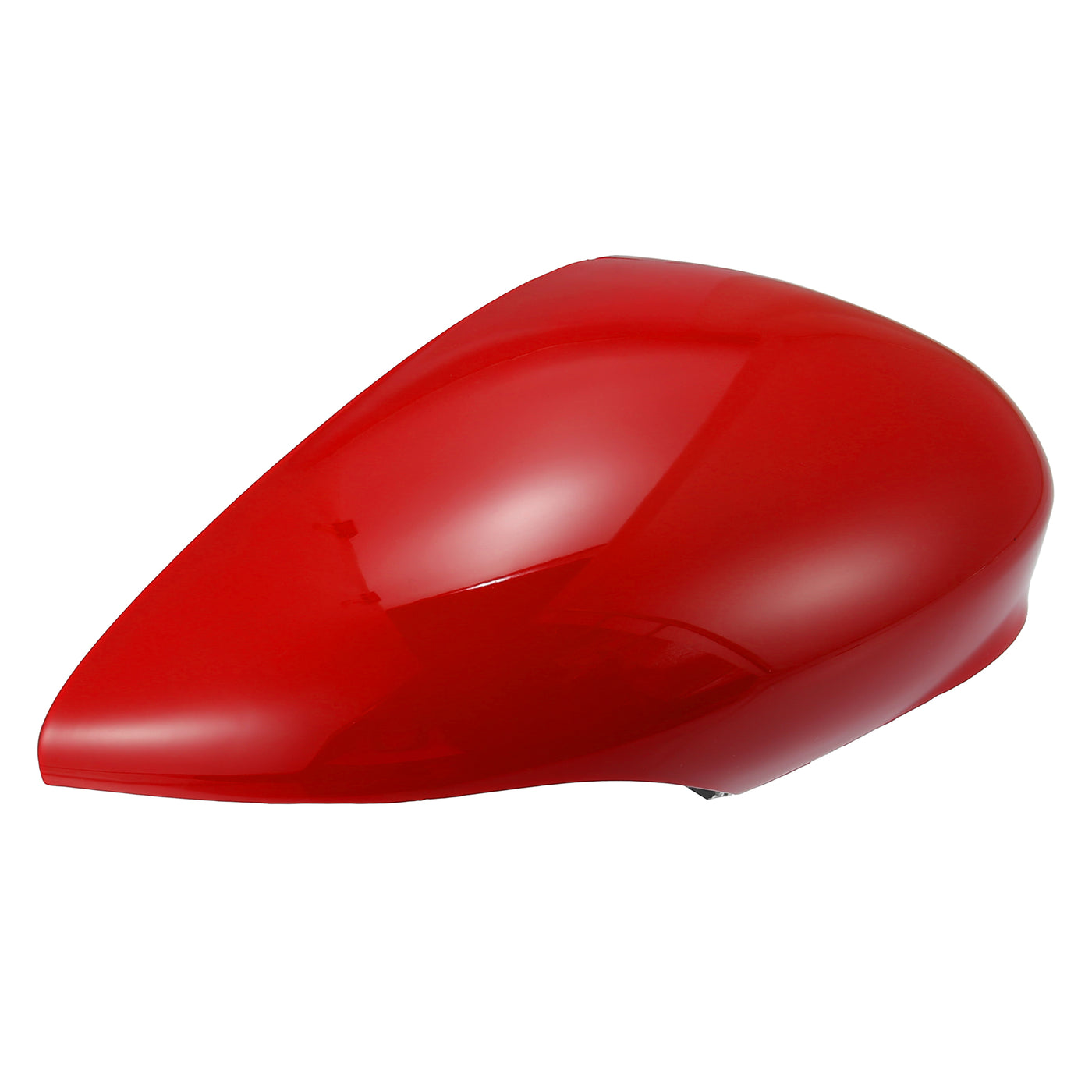 X AUTOHAUX Red Left Side Car Side Door Wing Mirror Cover Rear View Mirror Cap for Ford Fiesta MK7 2008 2009 2010 2011 2012 2013 2014 2015 2016 2017