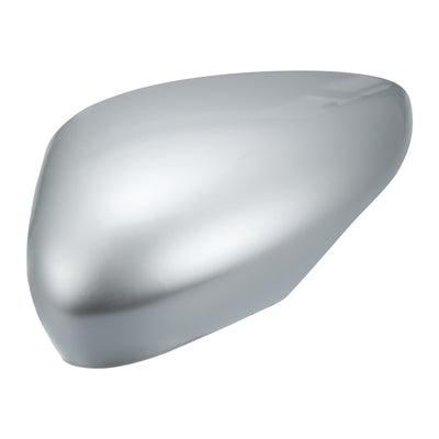 Harfington Silver Tone Left Side Car Side Door Wing Mirror Cover Rear View Mirror Cap for Ford Fiesta MK7 2008 2009 2010 2011 2012 2013 2014 2015 2016 2017