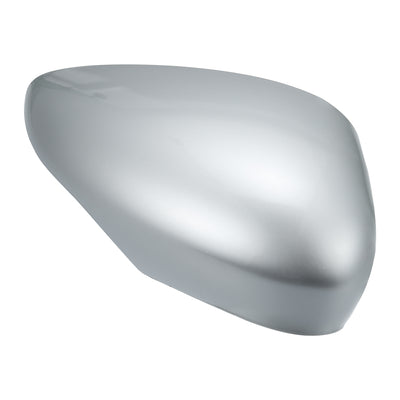 Harfington Silver Tone Right Side Car Side Door Wing Mirror Cover Rear View Mirror Cap for Ford Fiesta MK7 2008 2009 2010 2011 2012 2013 2014 2015 2016 2017