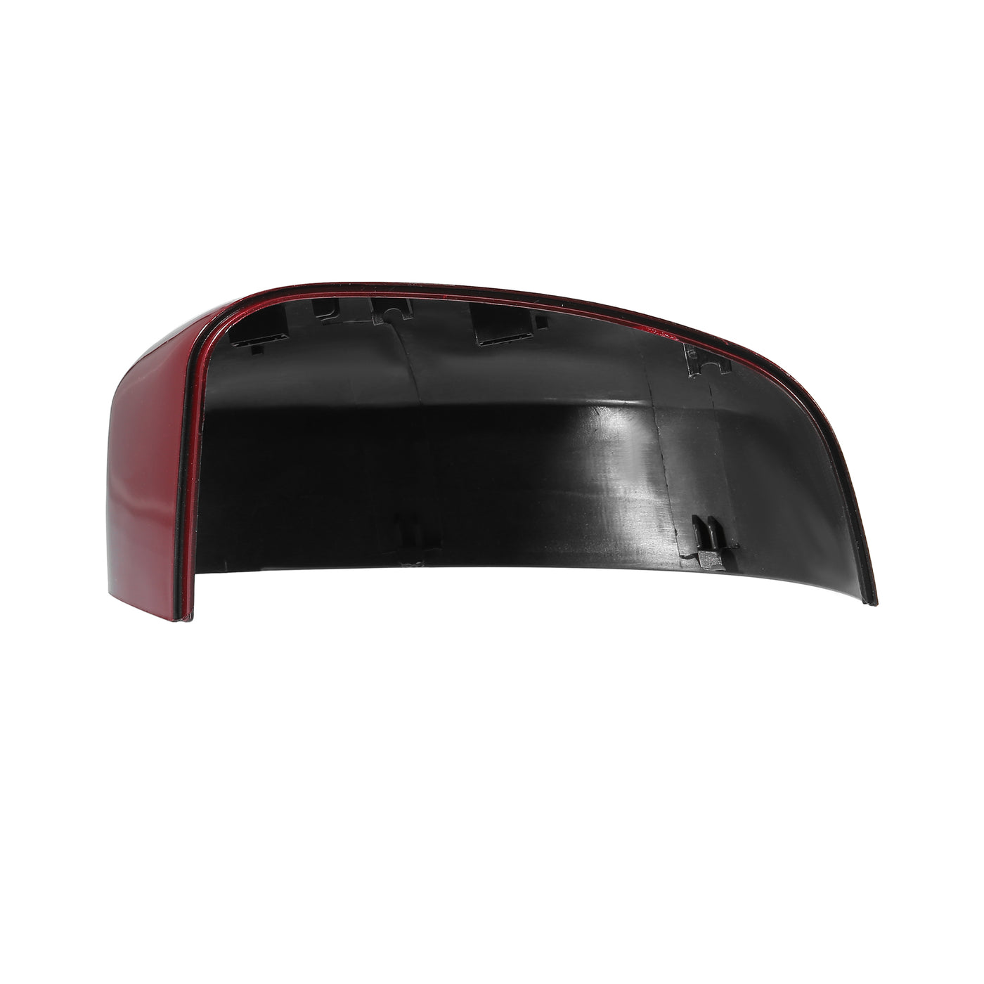 X AUTOHAUX Red Right Side Car Side Door Wing Mirror Cover Rear View Mirror Cap for Ford Focus MK2 Facelift 2008-2011 for Ford Focus MK3 2012-2017