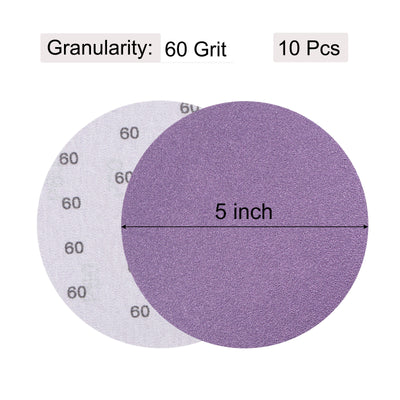 Harfington Uxcell Sanding Discs Hook and Loop Aluminum Oxide Sand Paper Wet Dry Polish