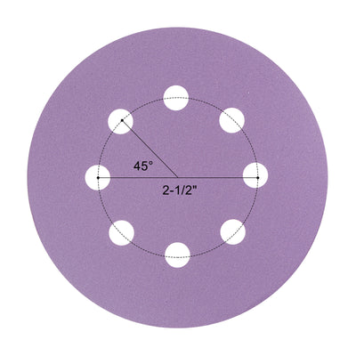 Harfington Uxcell Sanding Discs Hole Hook and Loop Sand Papers