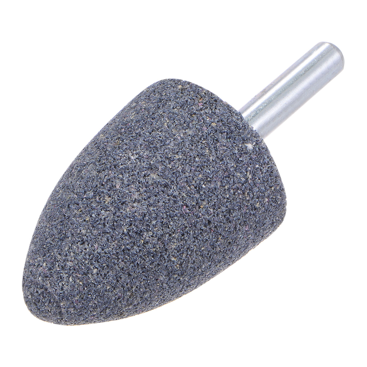 uxcell Uxcell 5pcs Abrasive Mounted Stone 1/4" Shank 0.8" Dia Conical Corundum Grinding Head