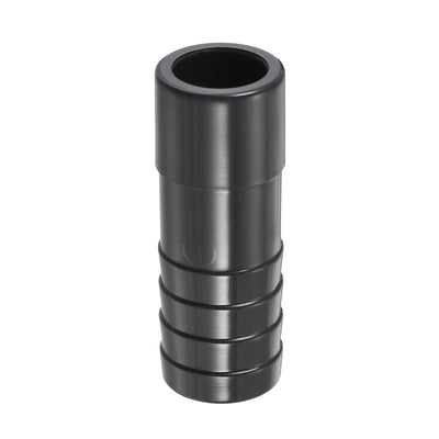 Harfington PVC Pipe Fitting 19mm Barbed x 20mm OD Spigot Straight Hose Connector Black