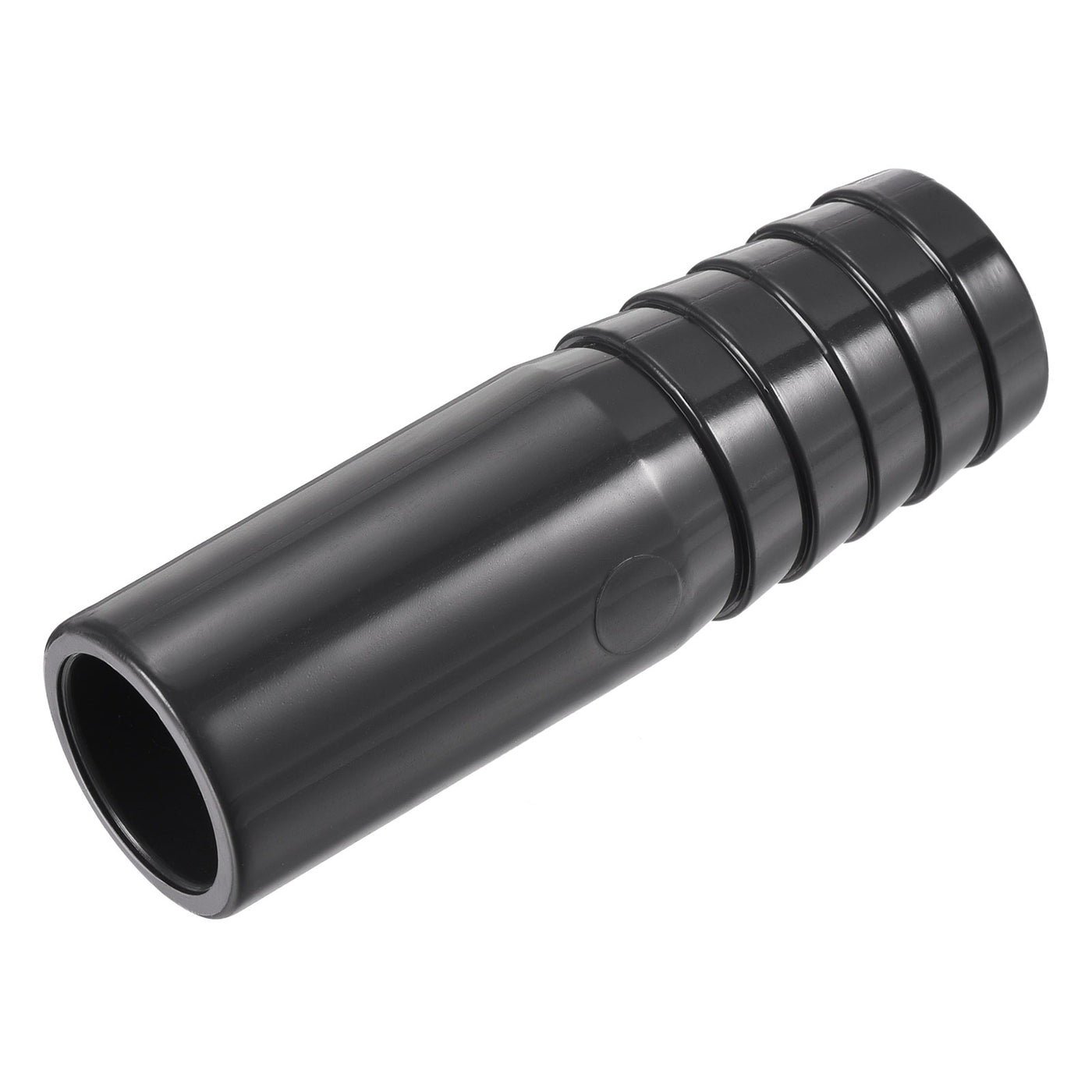 Harfington PVC Pipe Fitting 25mm Barbed x 25mm OD Spigot Straight Hose Connector Black