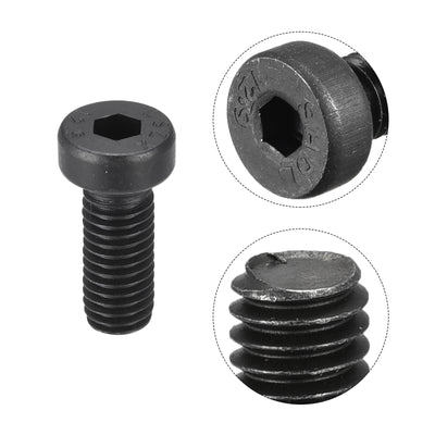 Harfington Uxcell Hex Socket Thin Head Cap Screw Bolts, Carbon Steel Screws