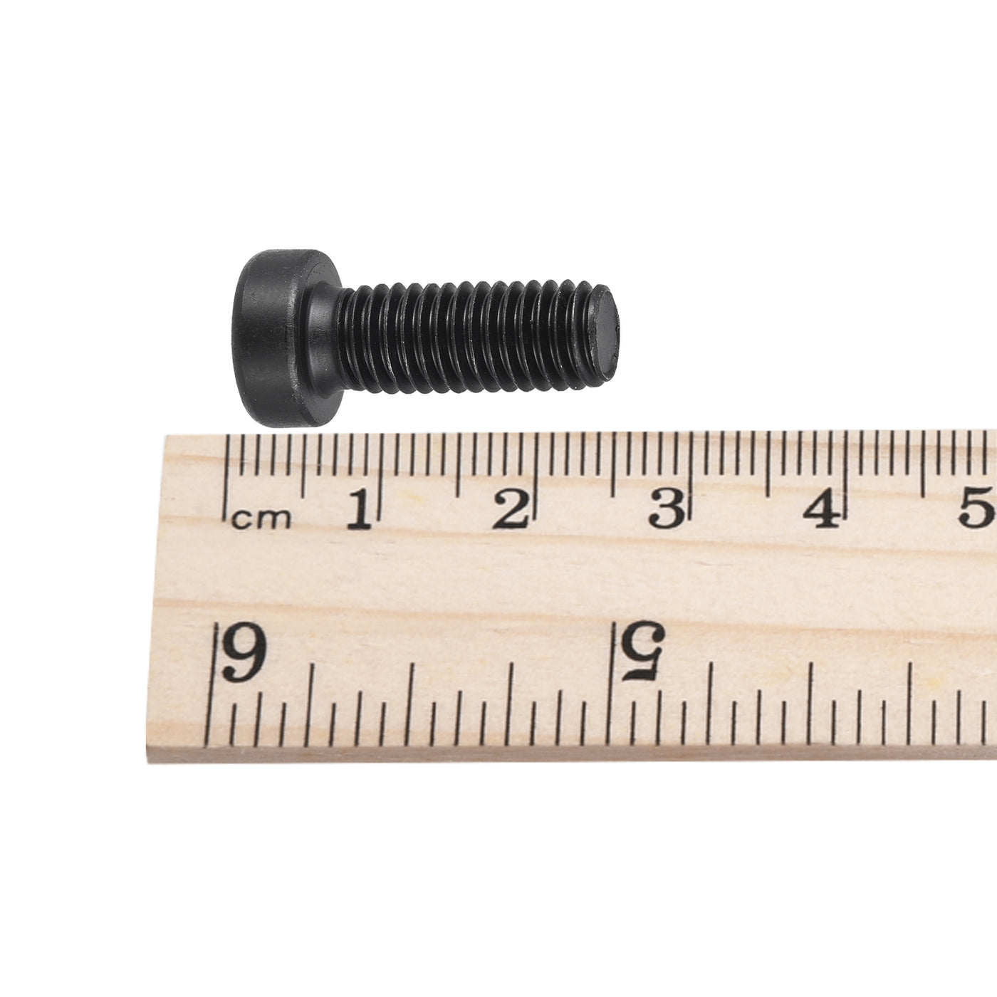 uxcell Uxcell Hex Socket Thin Head Cap Screw Bolts, Carbon Steel Screws