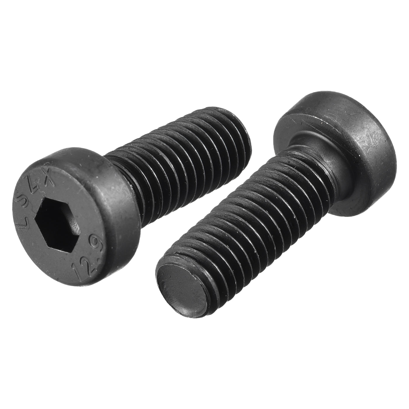 uxcell Uxcell Hex Socket Thin Head Cap Screw Bolts, Carbon Steel Screws