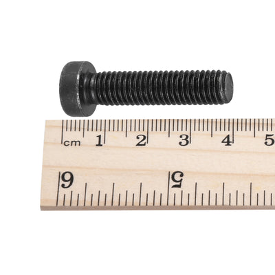 Harfington Uxcell Hex Socket Thin Head Cap Screw Bolts, Carbon Steel Screws