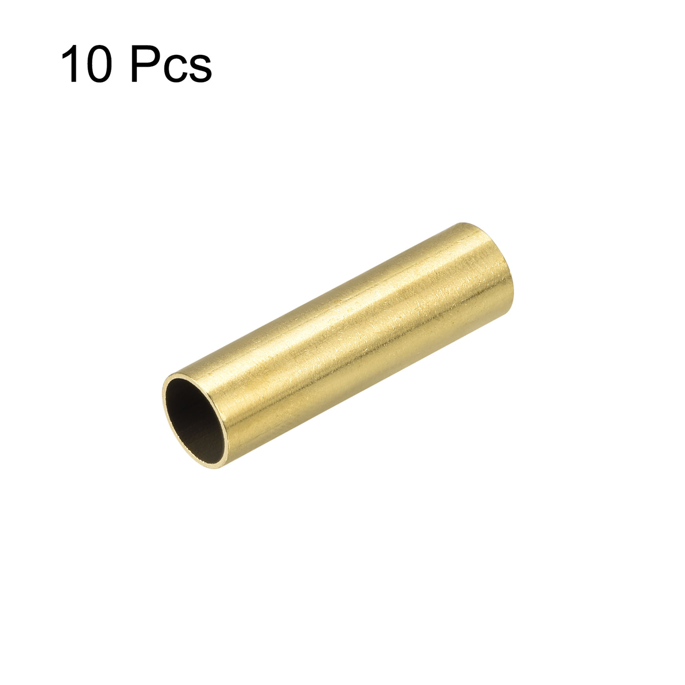 uxcell Uxcell 10Stk. Messingrohr 8,5mm Außendurchm. 0,5mm Wanddicke 30mm lang Rohr für DIY