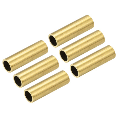 Harfington Uxcell 6Stk. Messingrohr 9,5mm Außendurchm. 1mm Wanddicke 30mm lang Rohr für DIY