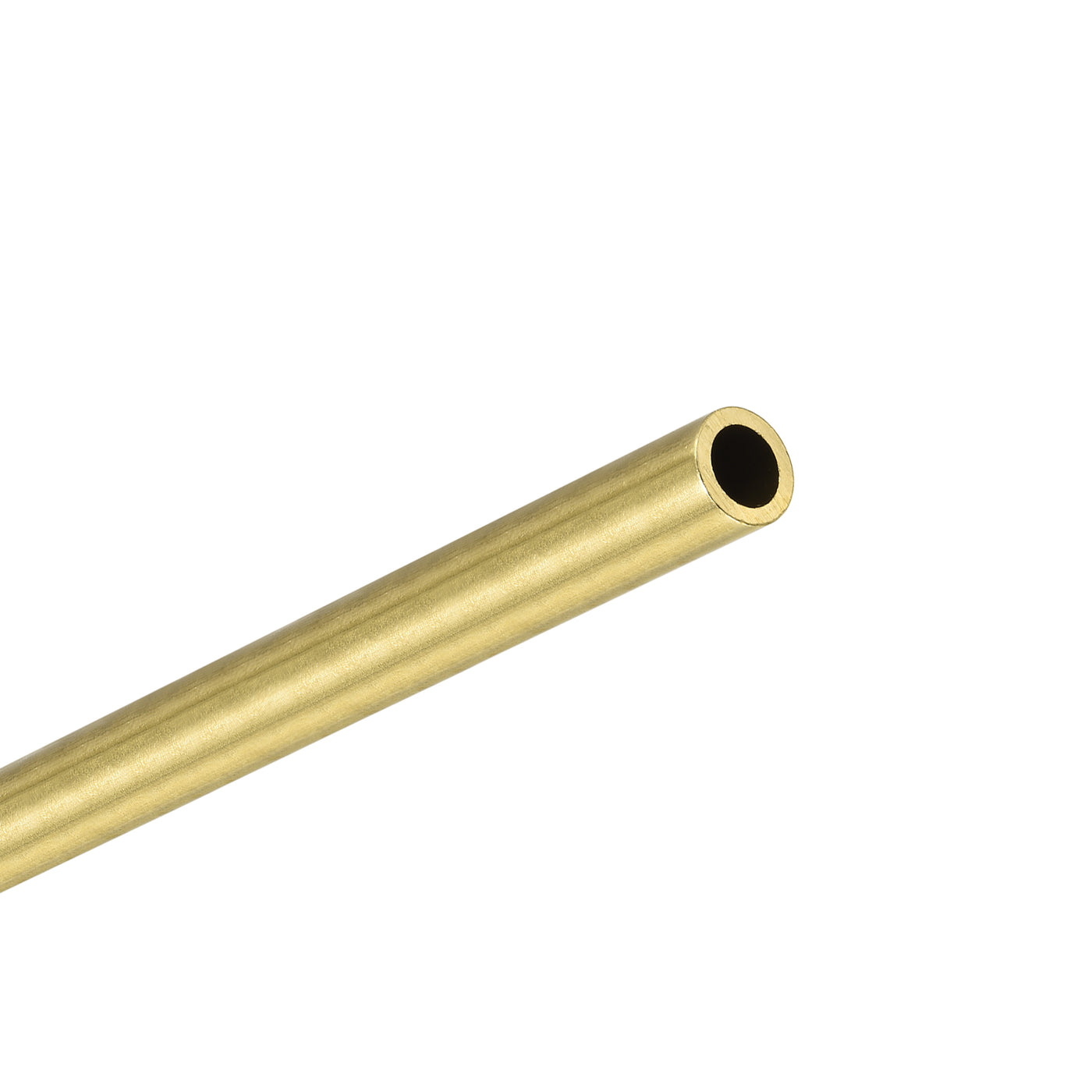 uxcell Uxcell Brass Round Tube 5mm OD 1mm Wall Thickness 200mm Length Pipe Tubing