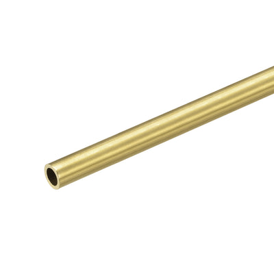 Harfington Uxcell Brass Round Tube 7mm OD 1mm Wall Thickness 200mm Length Pipe Tubing