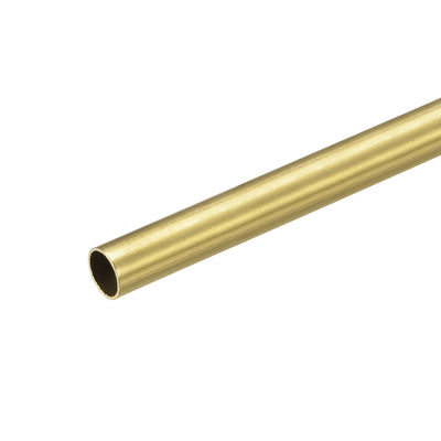 Harfington Uxcell Brass Round Tube 10mm OD 1mm Wall Thickness 200mm Length Pipe Tubing
