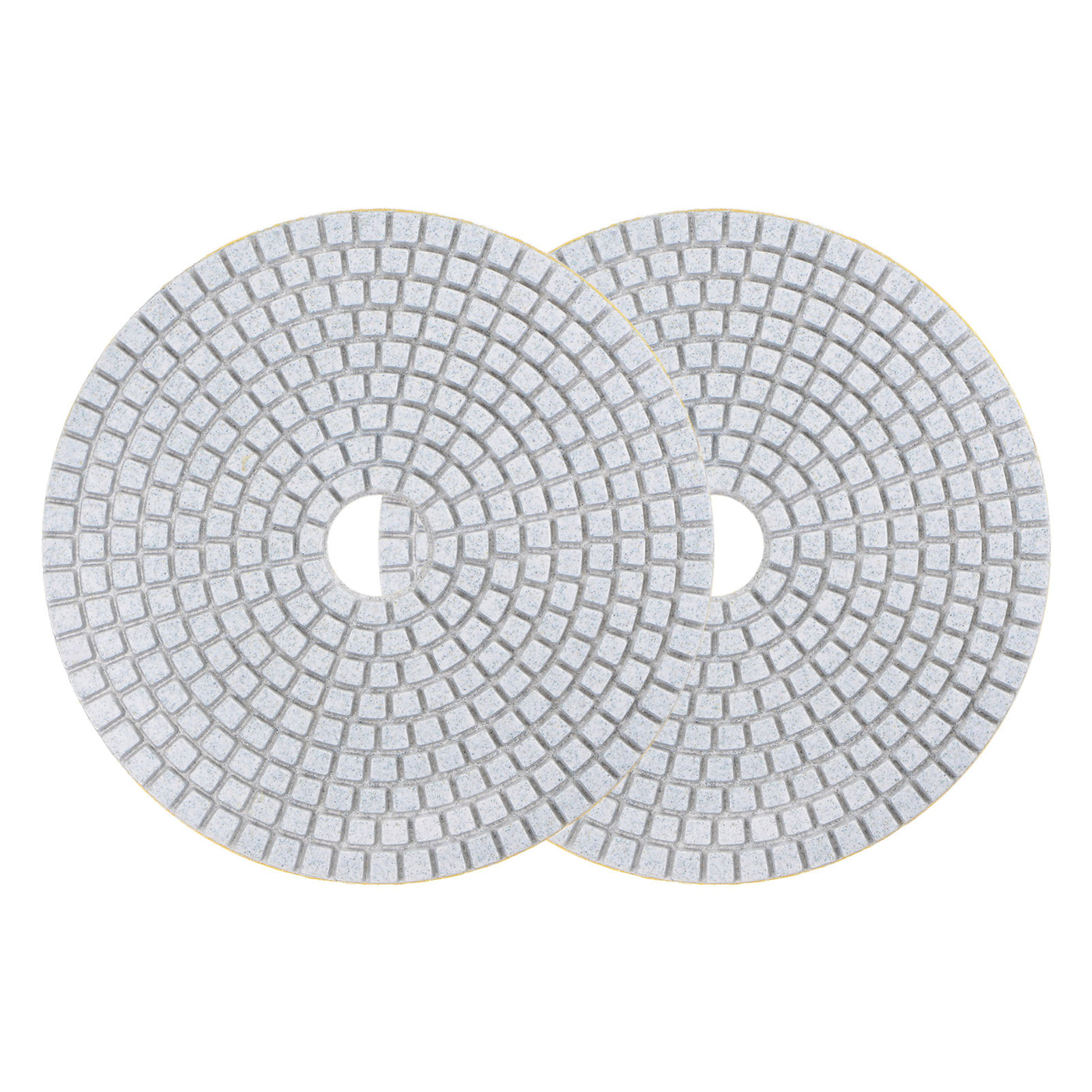 uxcell Uxcell 5-Inch 100 Grits Diamond Polishing Pad Wet/Dry for Stone Concrete Marble 2pcs