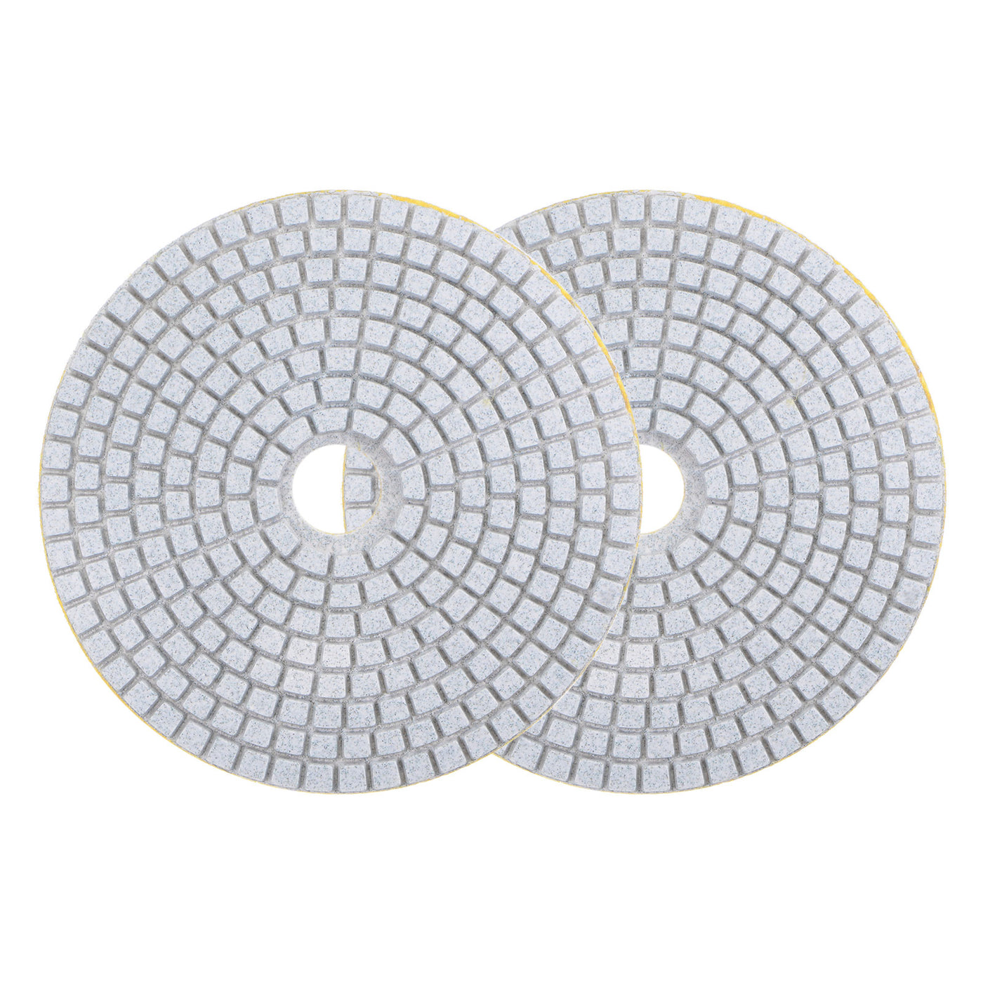 uxcell Uxcell 5-Inch 150 Grits Diamond Polishing Pad Wet/Dry for Stone Concrete Marble 2pcs