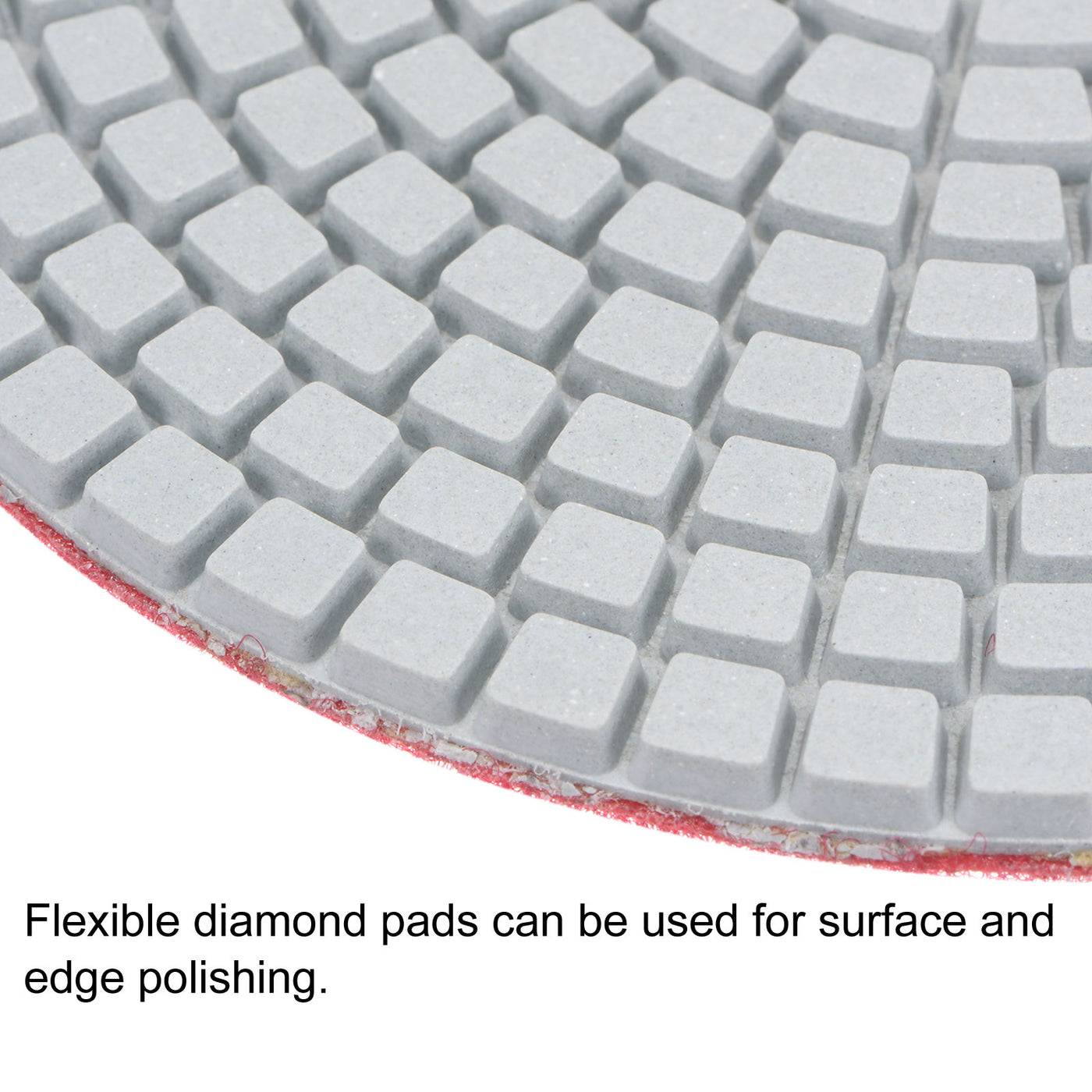 uxcell Uxcell 5-Inch 500 Grits Diamond Polishing Pad Wet/Dry for Stone Concrete Marble