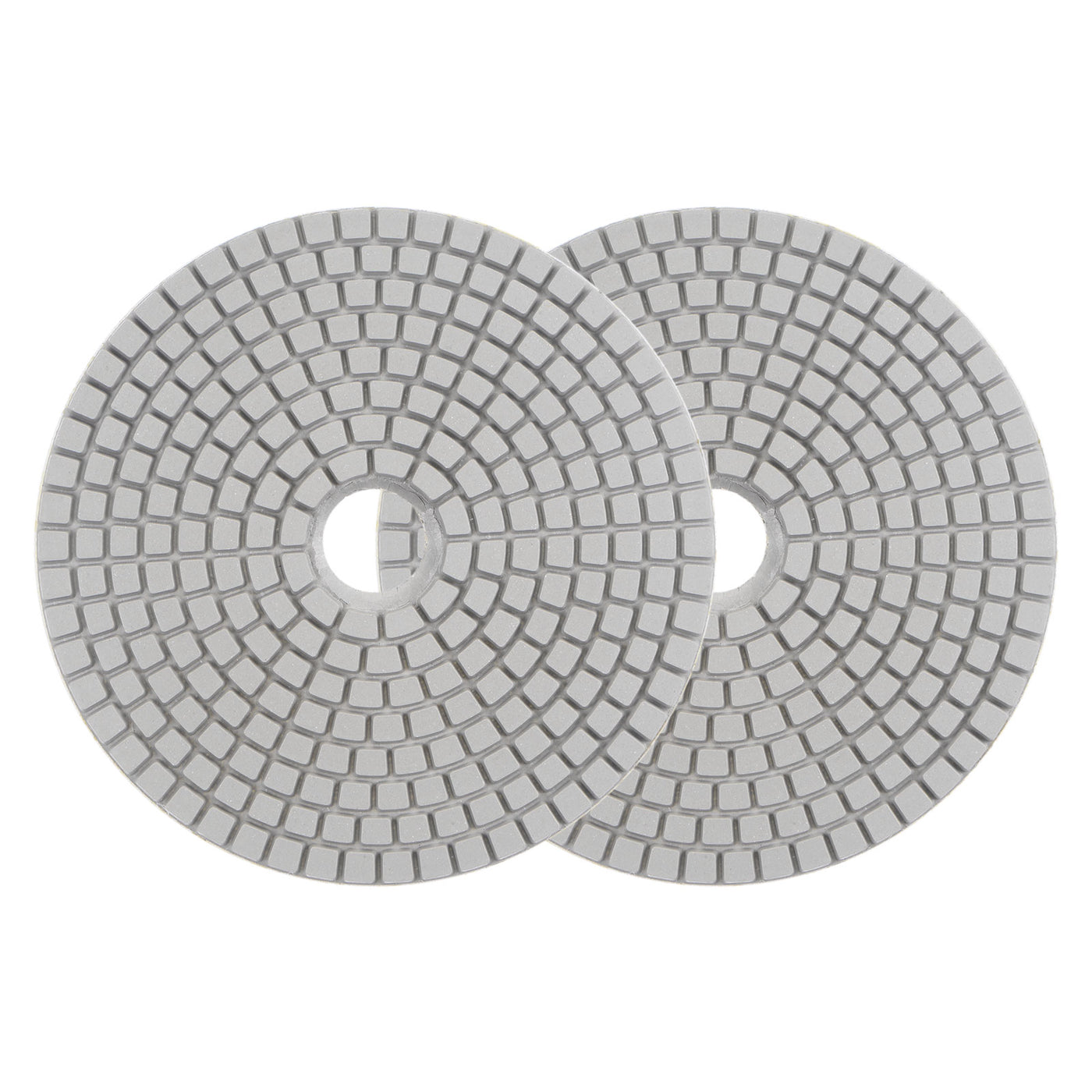 uxcell Uxcell 5-Inch 3000 Grits Diamond Polishing Pad Wet/Dry for Stone Concrete Marble 2pcs