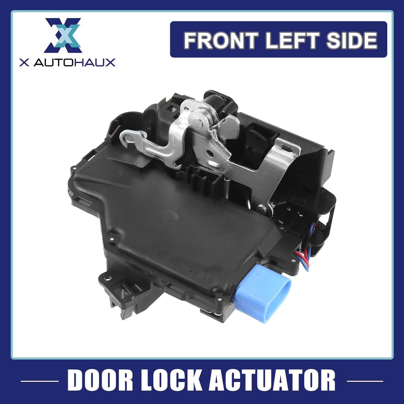 X AUTOHAUX Front Left Door Lock Actuator Mechanism Central Locking for VW Golf MK5 2003-2013 3D1837015AB