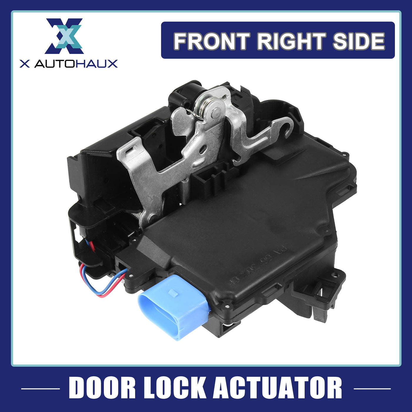 X AUTOHAUX Front Right Door Lock Actuator Mechanism Central Locking for VW Golf MK5 2003-2013 3D1837016AC