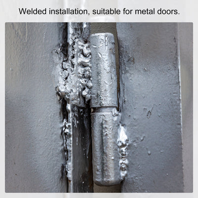 Harfington Uxcell Weld on Barrel Hinge Male to Female Iron Hinge Pin for Metal Home Gate Door Window