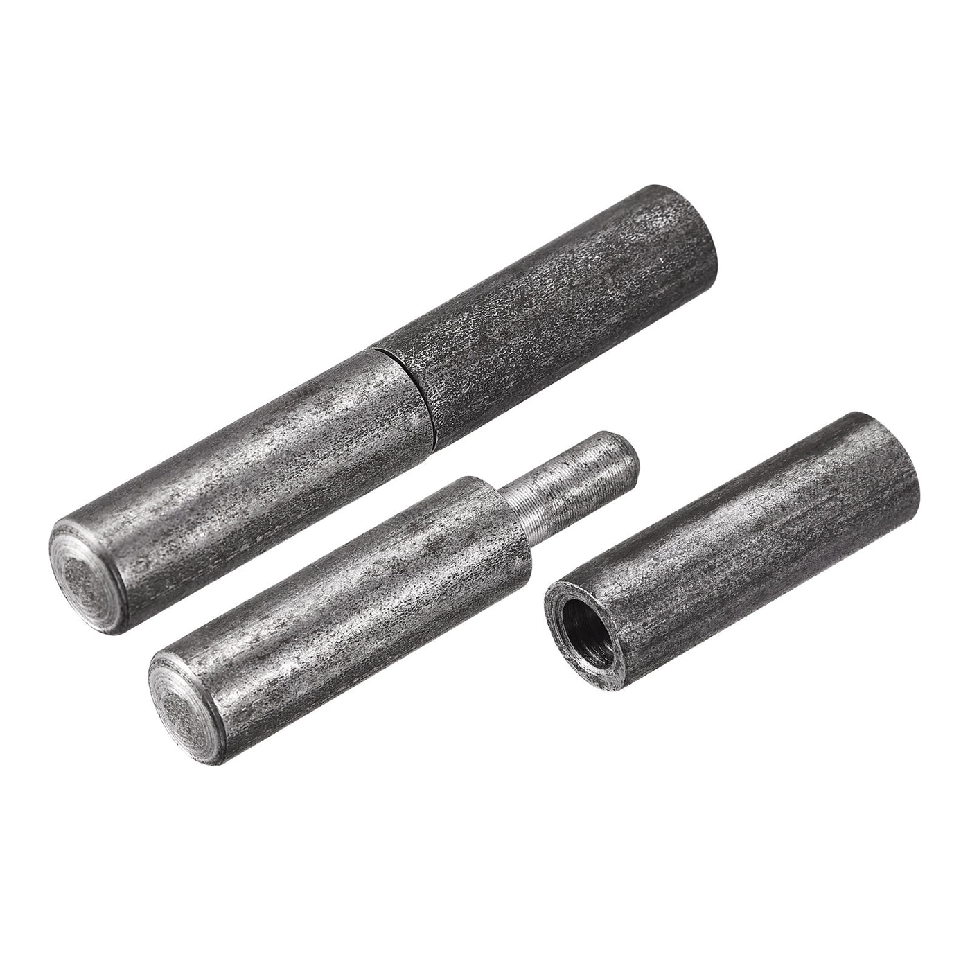 uxcell Uxcell Weld on Barrel Hinges, Male to Female Iron Hinge Pin for Home Gate Door Window