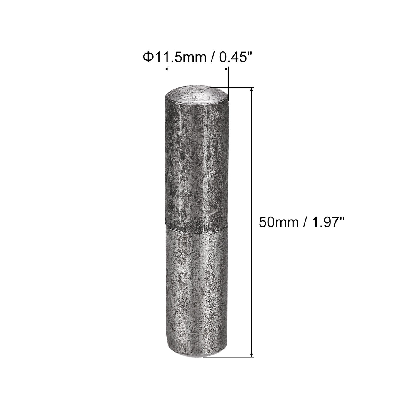 uxcell Uxcell Weld on Barrel Hinges, Male to Female Iron Hinge Pin for Home Gate Door Window