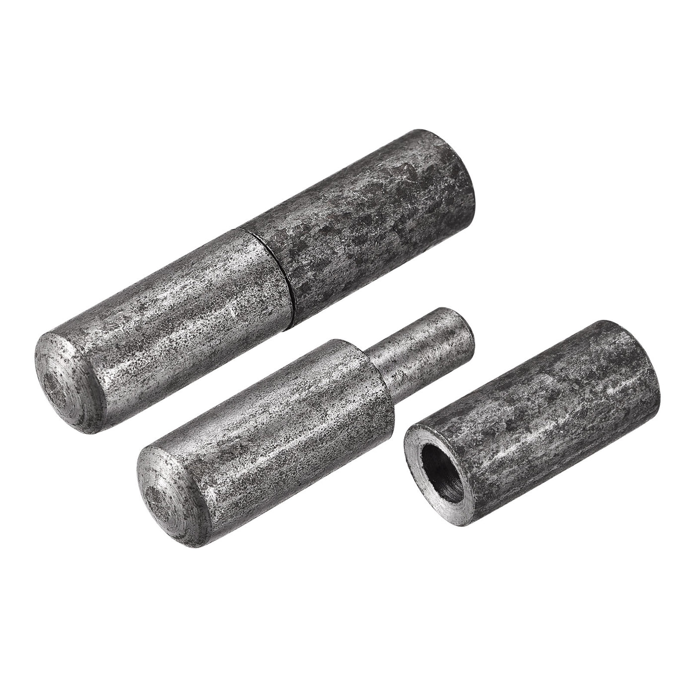 uxcell Uxcell Weld on Barrel Hinges, Male to Female Iron Hinge Pin for Home Gate Door Window