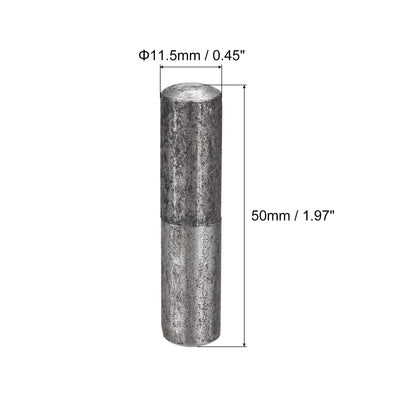 Harfington Uxcell Weld on Barrel Hinges, Male to Female Iron Hinge Pin for Gate Door Window