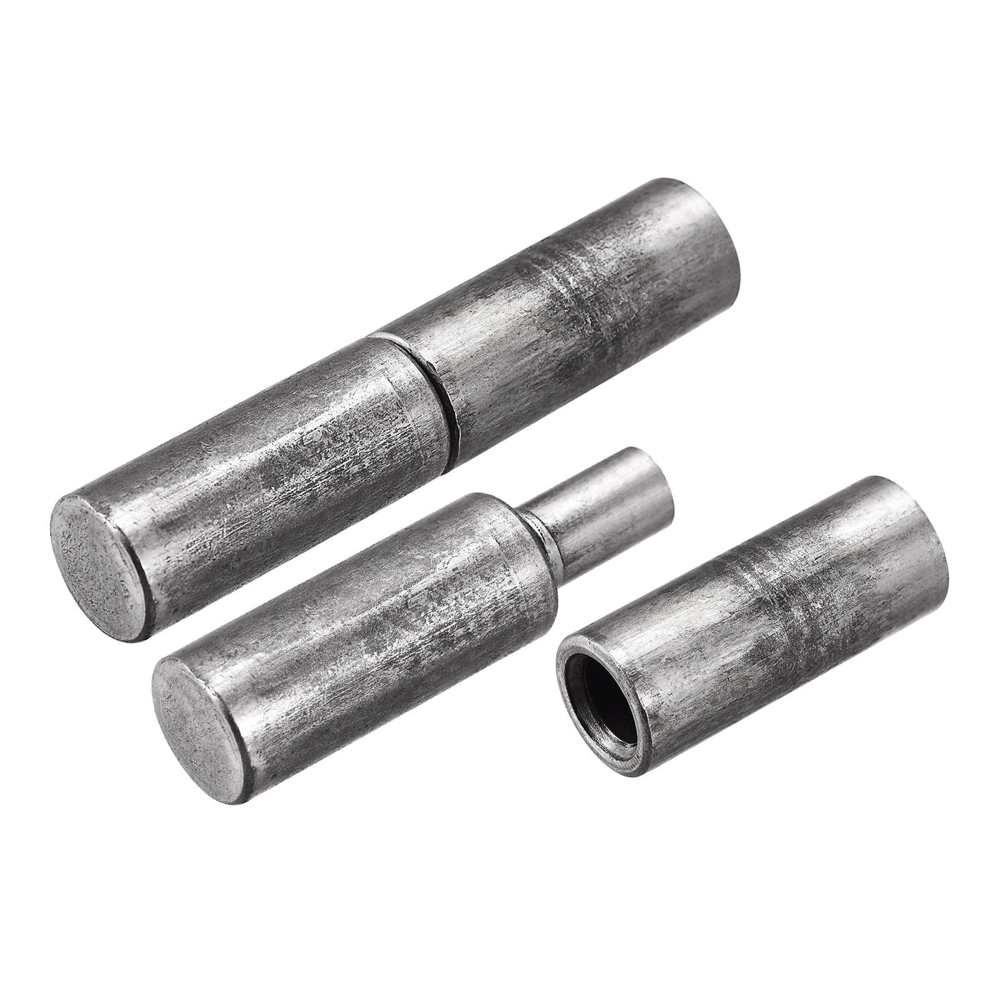 uxcell Uxcell Weld on Barrel Hinges, Male to Female Iron Hinge Pin for Home Gate Door Window