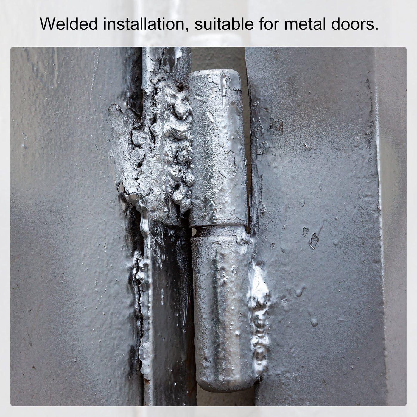 uxcell Uxcell Weld on Barrel Hinges, Male to Female Iron Hinge Pin for Metal Gate Door Window