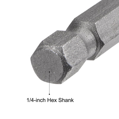 Harfington Uxcell Schneller Wechsel Nuss Treiber Bit Set, 1/4" Hex Schaft 6mm 8mm 10mm 12mm 14mm 17mm Magnetisch Nuss Setter Bohrbits CR-V 2,5" Länge