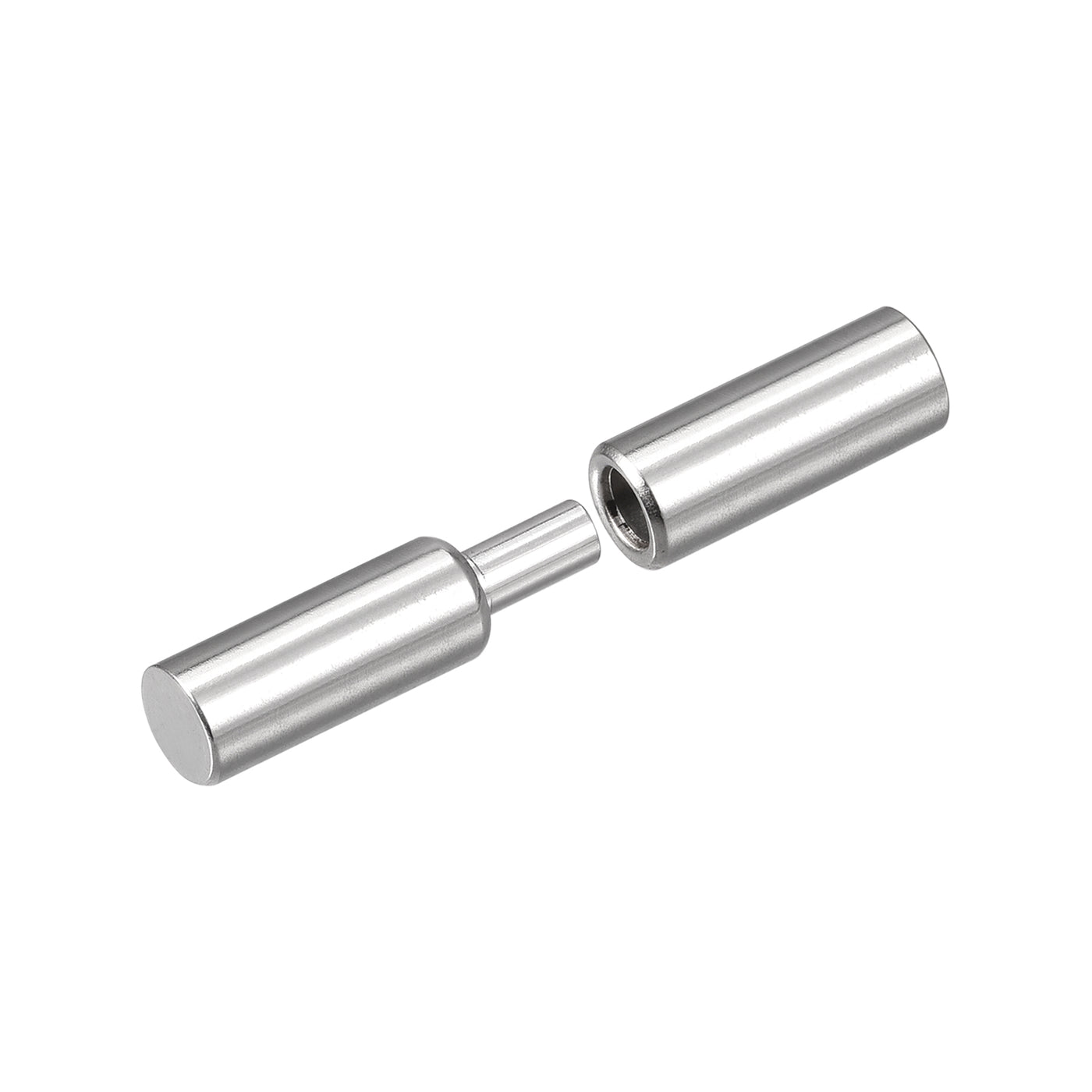 uxcell Uxcell Weld on Barrel Hinges, Male to Female 201 Stainless Steel Hinge Pin