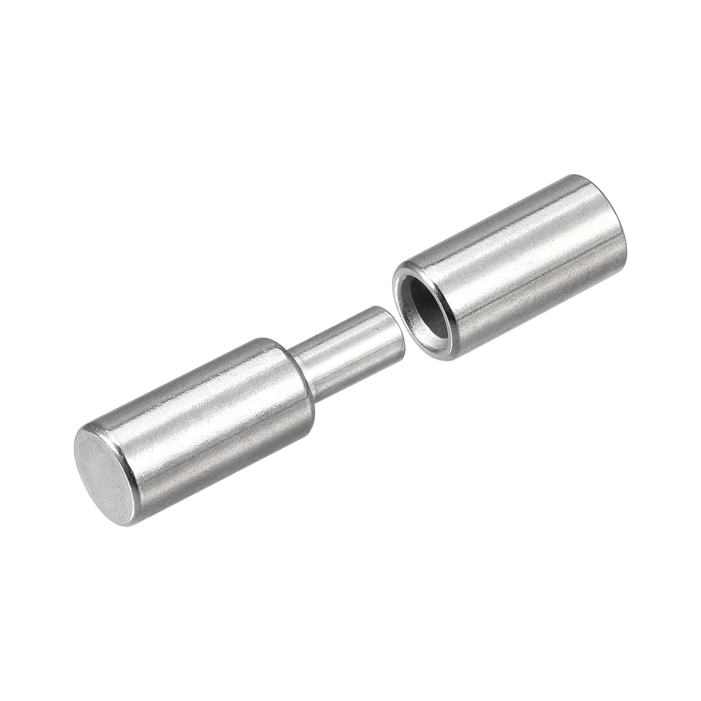 uxcell Uxcell Weld on Barrel Hinges, Male to Female 201 Stainless Steel Hinge Pin