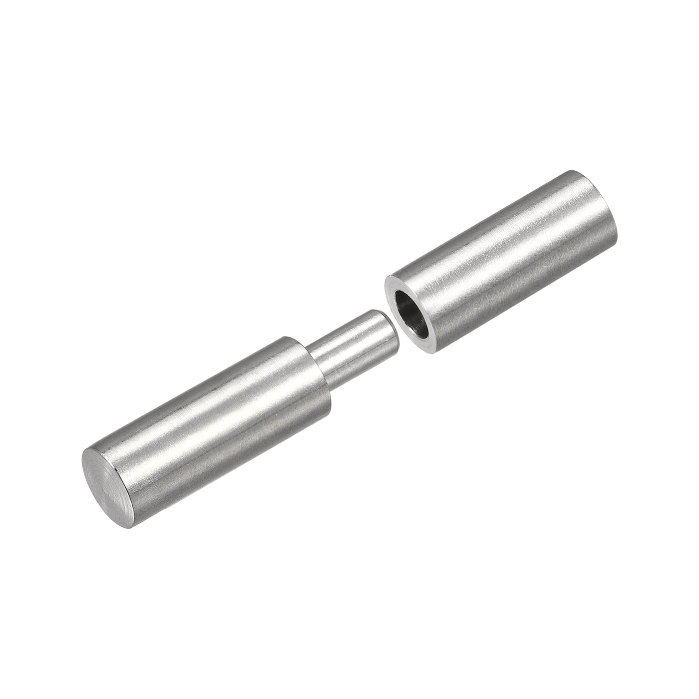 uxcell Uxcell Weld on Barrel Hinges, Male to Female 201 Stainless Steel Hinge Pin